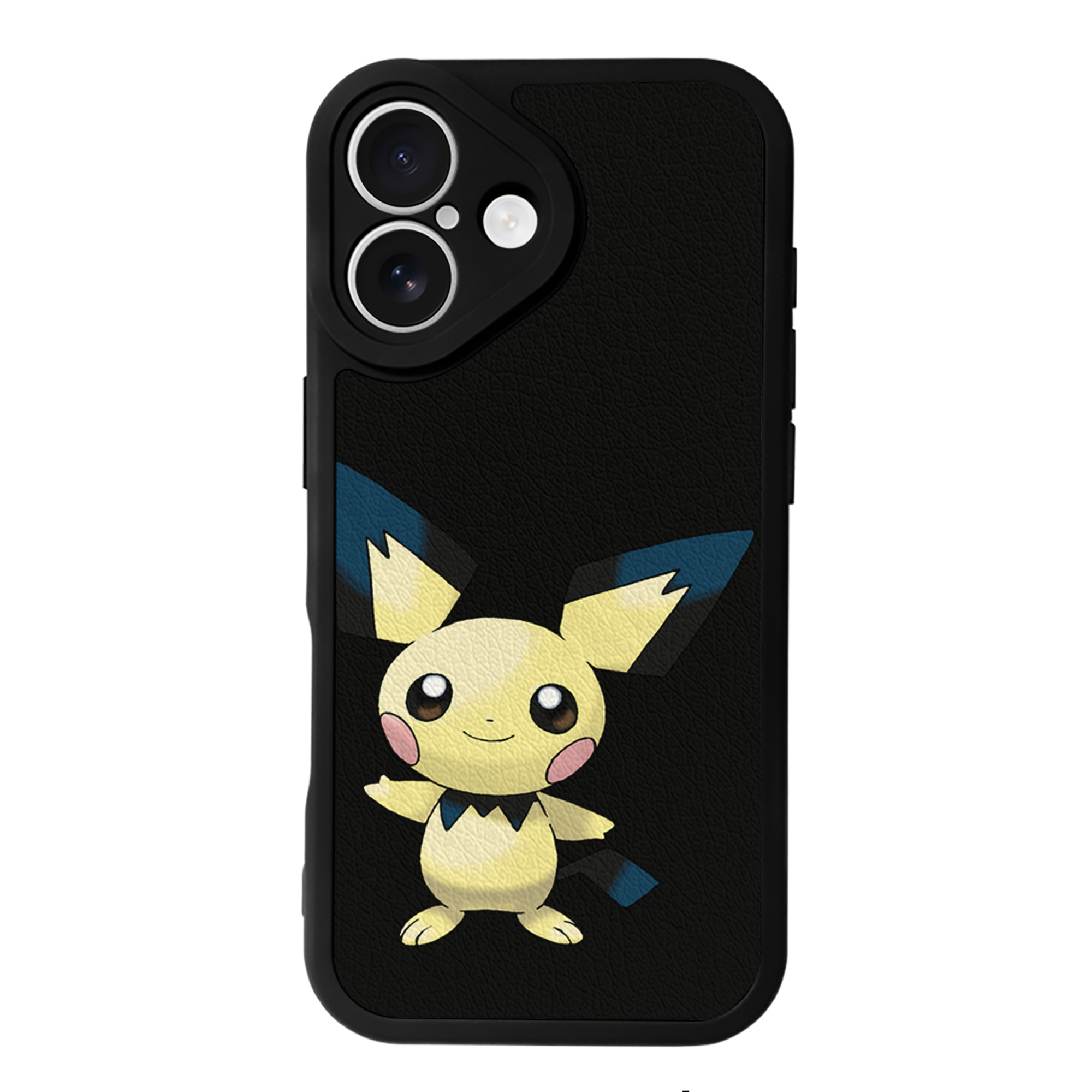 （画像用） ポケットモンスター Pokémon 【iPhone 16シリーズ対応】シリコンスマホケース（レザー調） 材質：シリコン